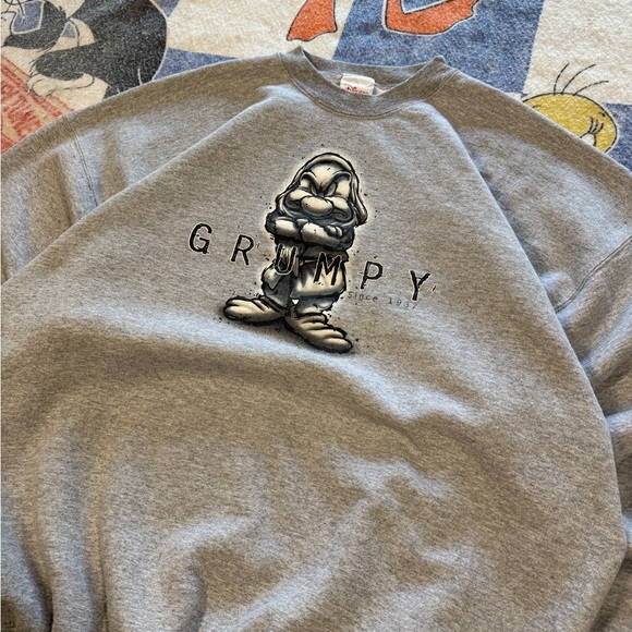 Vintage grumpy crewneck sweatshirt - Picture 2 of 3